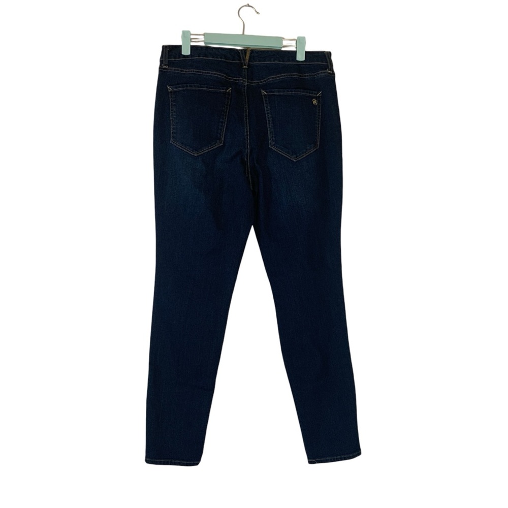 Jessica Simpson High Rise Forever Rolled Ankle Dark Wash Womens Jeans Si… - Picture 2 of 8